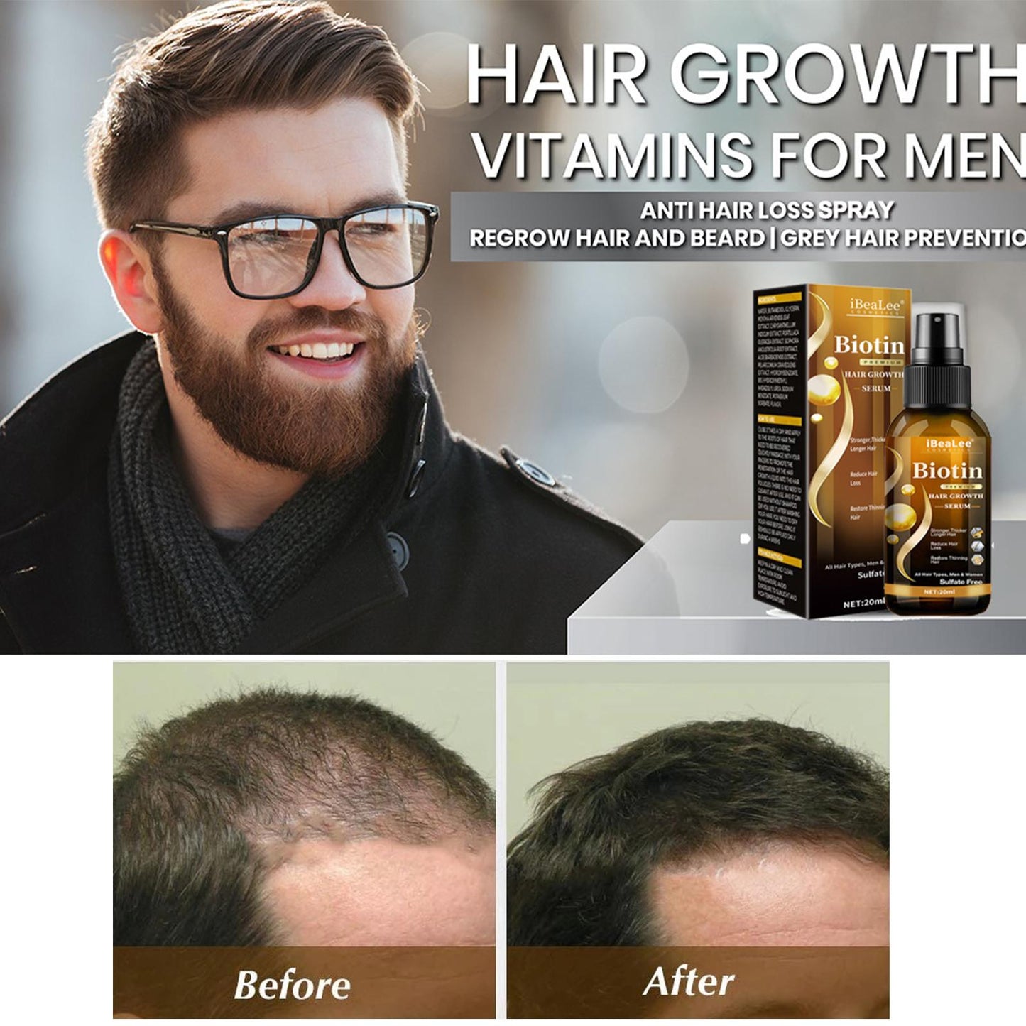 iBraLee Anti-Hair Loss Growth Liquid Hair Essence