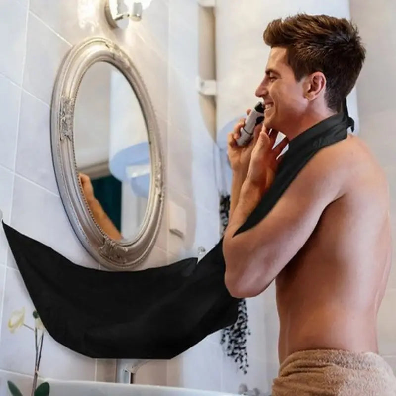 Men's Shaving Apron and Hair Care Bib - 1 Set