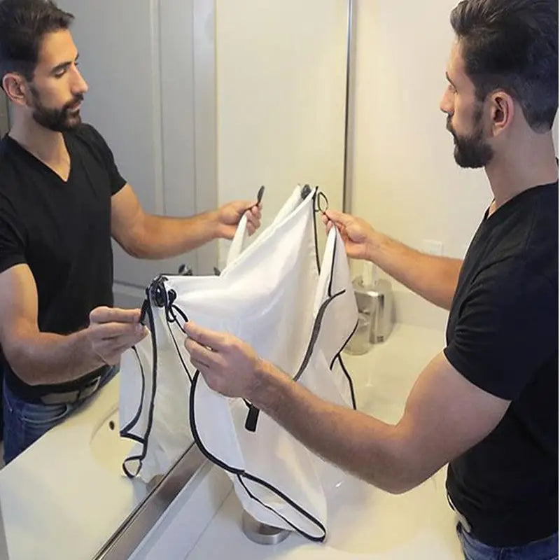 Men's Shaving Apron and Hair Care Bib - 1 Set