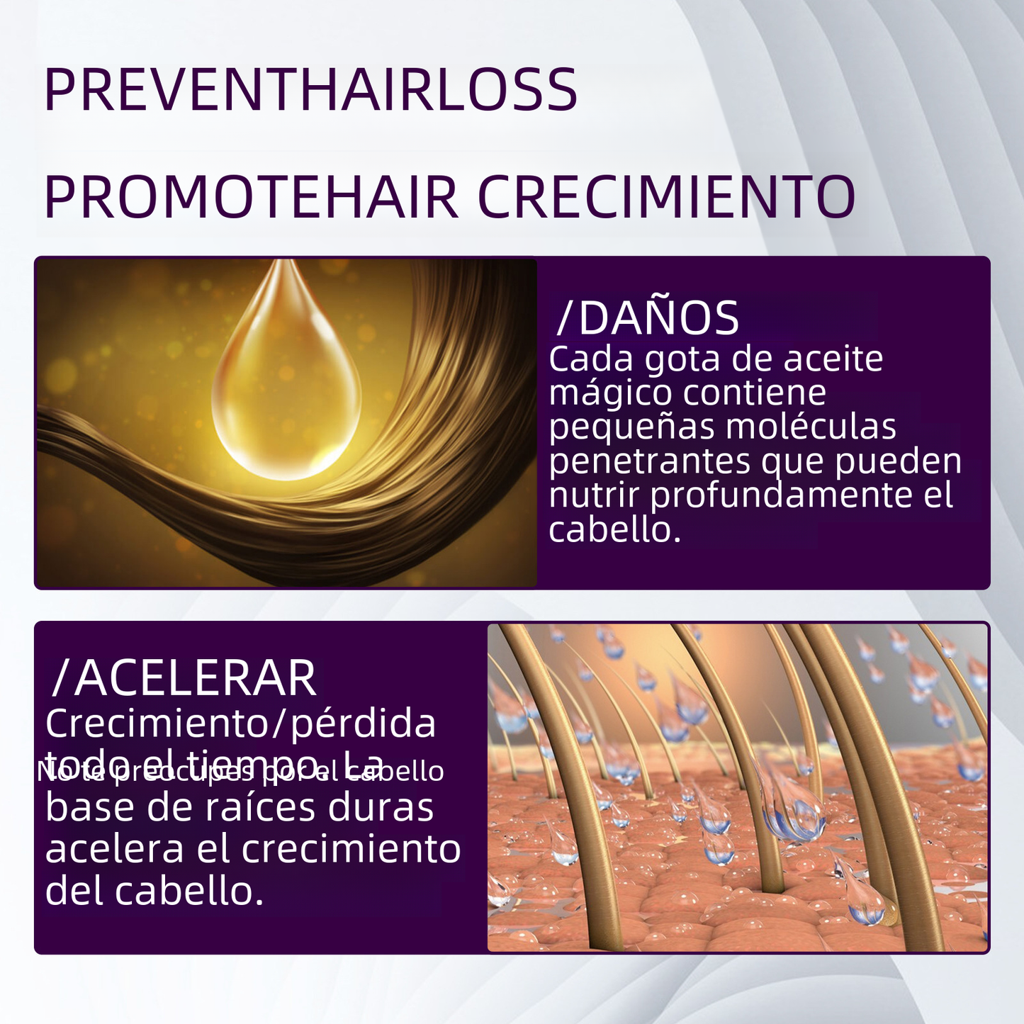OUHOE Anti-Hair Loss Essence for Strong, Thick Hair